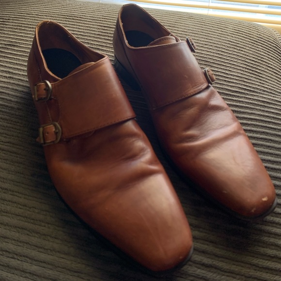 Aldo Double Monk Strap Dress Shoes, size 9 - Picture 1 of 5